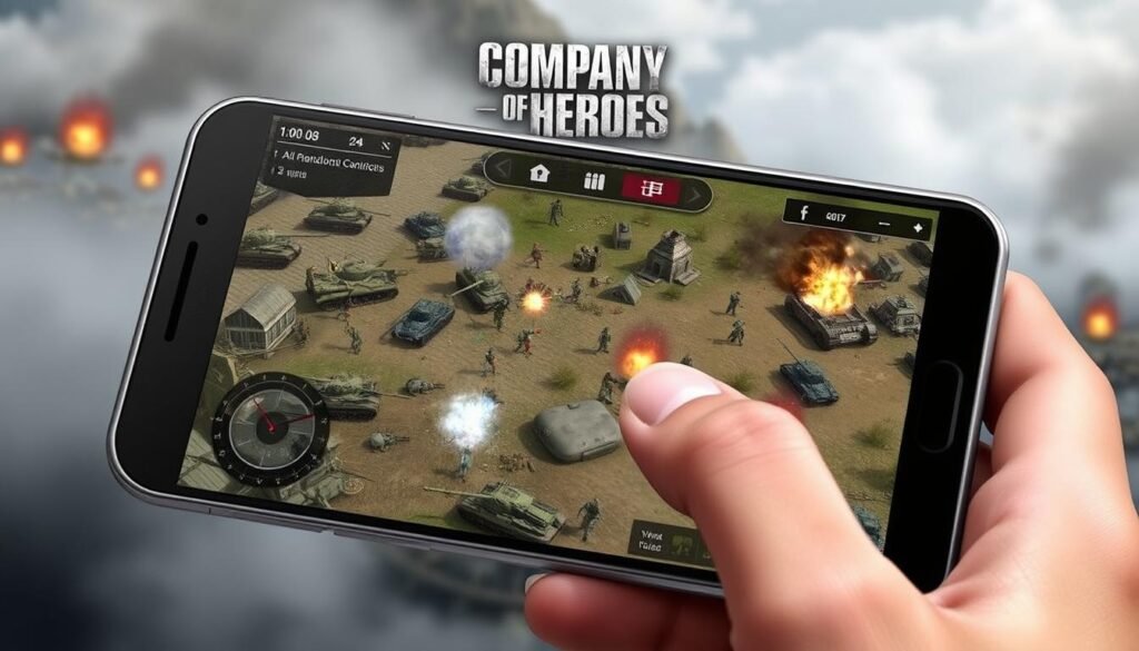 Gambar Company of Heroes gameplay android