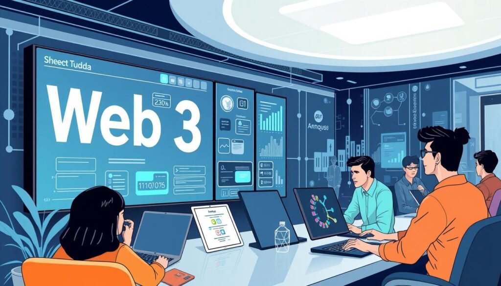 Ilustrasi platform Web3 di Indonesia